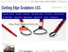 Tablet Screenshot of cuttingedgesculpture.com